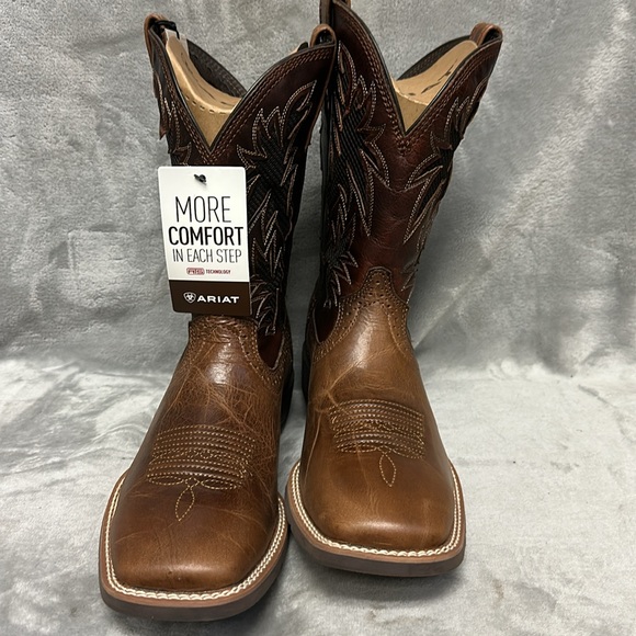 ARIAT MEN'S SPORT COOL VENTTEK COWBOY BOOTS - Picture 4 of 12
